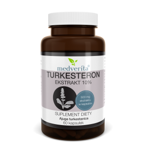 Turkesteron 500 mg ekstrakt 10% - 60 kapsułek