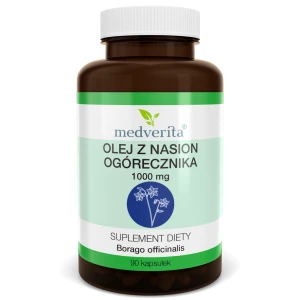 Olej z nasion ogórecznika 1000 mg - 90 kapsułek