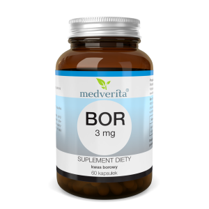 Bor 3mg kwas borowy - 60 kapsułek