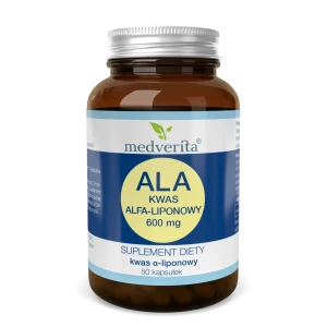 ALA Kwas Alfa-liponowy 600 mg - 50 kapsułek