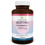 Biotyna 2500 µg witamina B7 (H) - 180 kapsułek