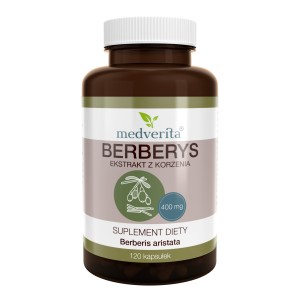 Berberys ekstrakt z korzenia 400 mg - 120 kapsułek