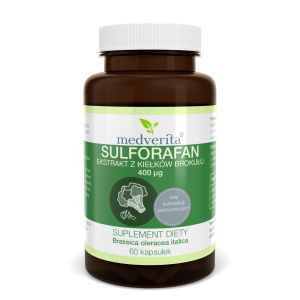 Sulforafan 400µg ekstrakt z kiełków brokułu - 60 kapsułek