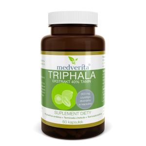 Triphala ekstrakt 40% tanin - 60 kapsułek